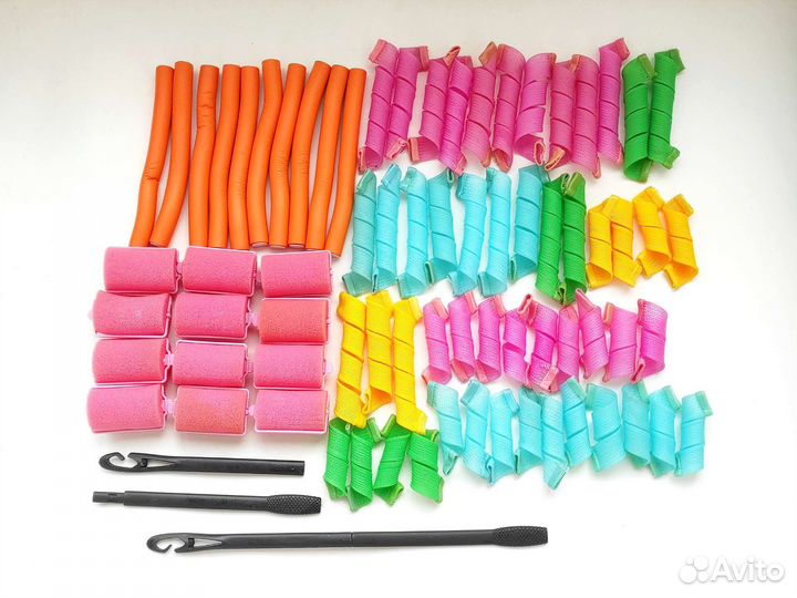 Бигуди бумеранги поролоновые гибкие набор