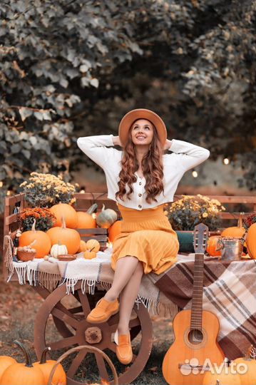 Фотосессия с тыквами