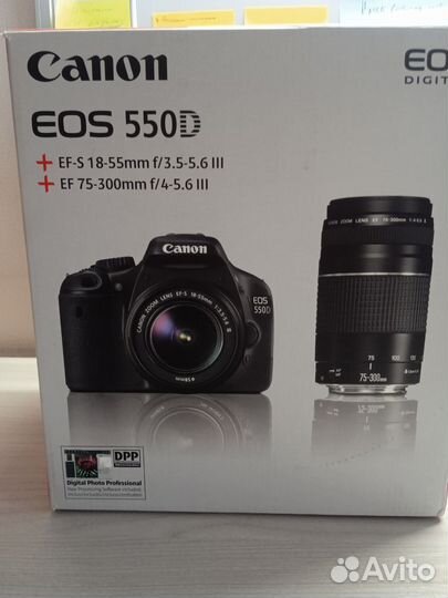 Зеркальный фотоаппарат canon eos 550d