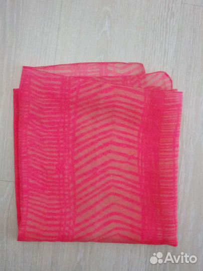 Платки цвета фуксии 90х90 и бордовый хлопок