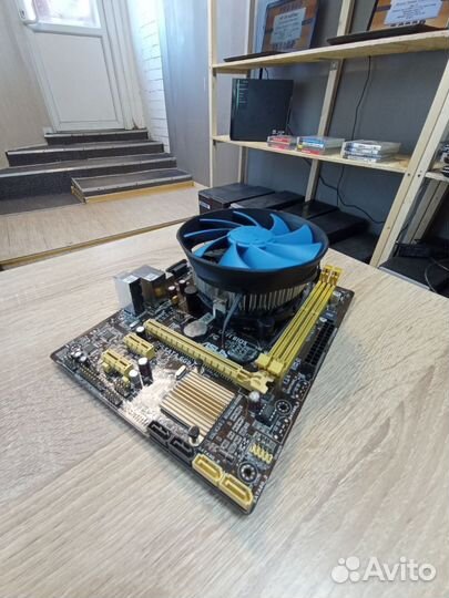 Материнская плата 1150 + процессор + кулер