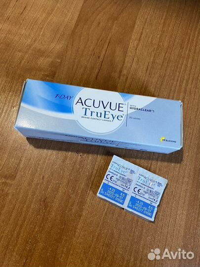 Линзы контактные acuvue TruEye 1-day