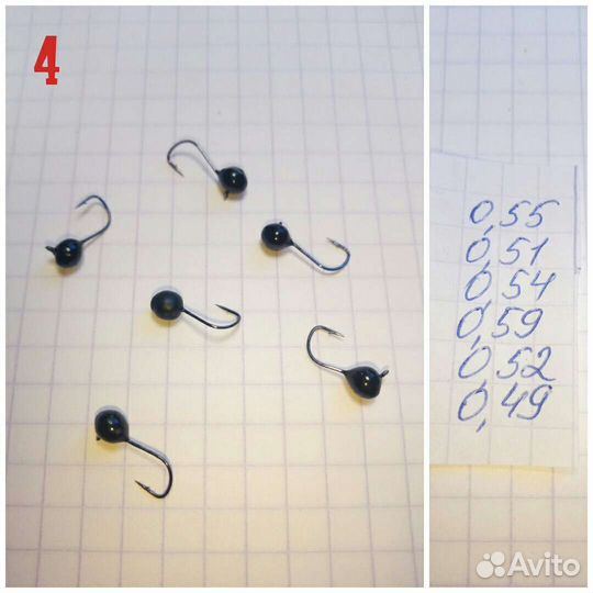 Мормышки вольфрамовые точёные