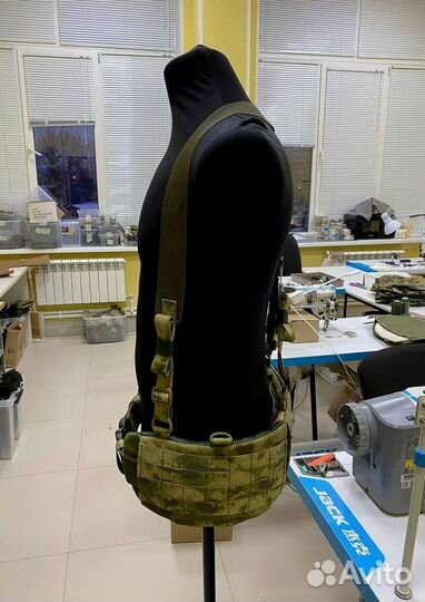 Боевой пояс с баллистической защитой и лямками Бр1