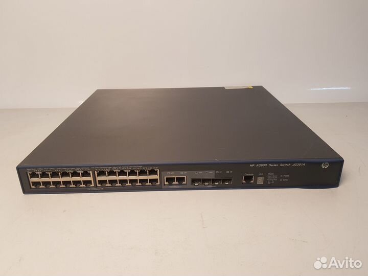 Коммутатор POE+ HP A3600-24-PoE+v2 EI JG301A