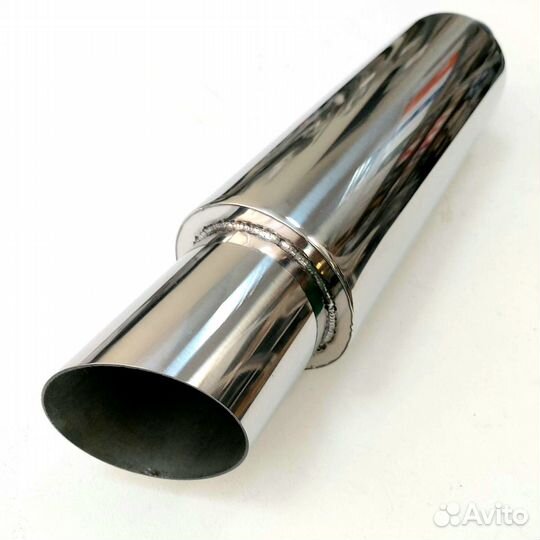 Глушитель банка бочка прямоток универсальный