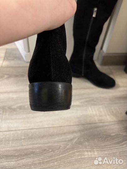 Зимние женские сапоги 38 натуральная замша