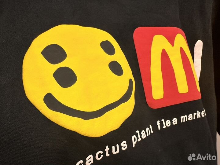 Худи Cactus Jack McDonalds черное (L-XL)