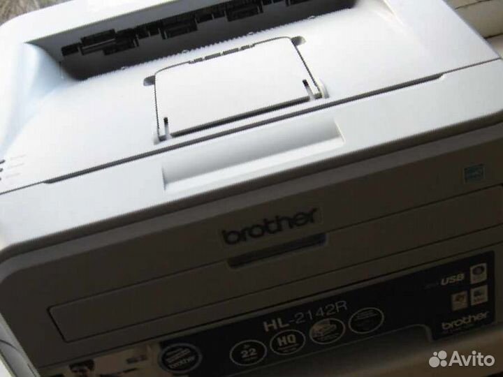 Принтер лаз ч/б б/у brother hl-2142r
