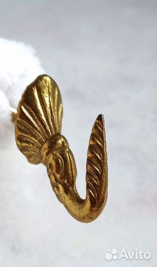 Новые крючки для шторных подхватов (латунь)