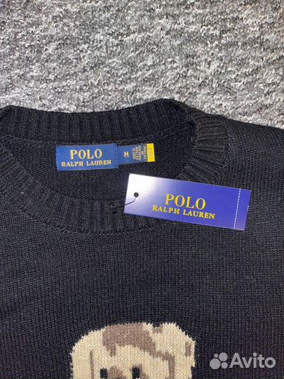 Свитшот polo ralph lauren вязаный свитер