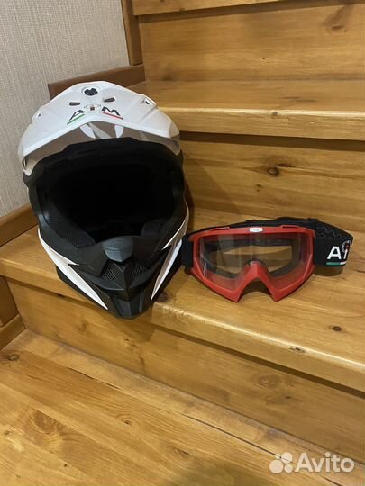 Шлем и очки