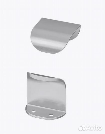 Ручка мебельная IKEA billsbro 40 мм 2 шт нерж. ста