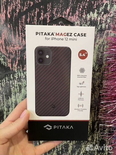 Комбо /12 mini красно/ черная полоска