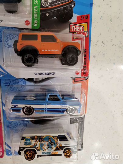 Хот вилс Hot Wheels Ford Bronco, Toyota, Tesla нов
