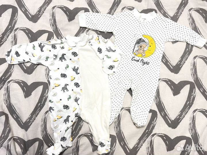 Пакет вещей для новорожденной девочки 56 62