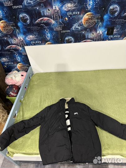 Куртка stussy sherpa 8 ball