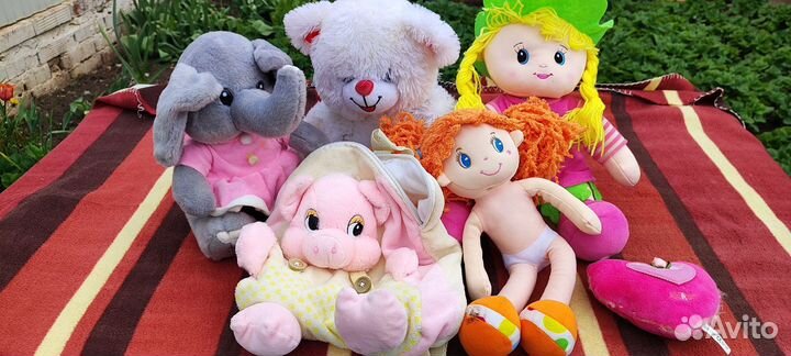 Мягкие игрушки пакетом