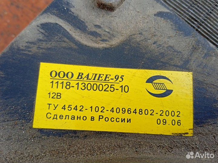 Вентилятор радиатора Лада Калина 2004 (б/у)