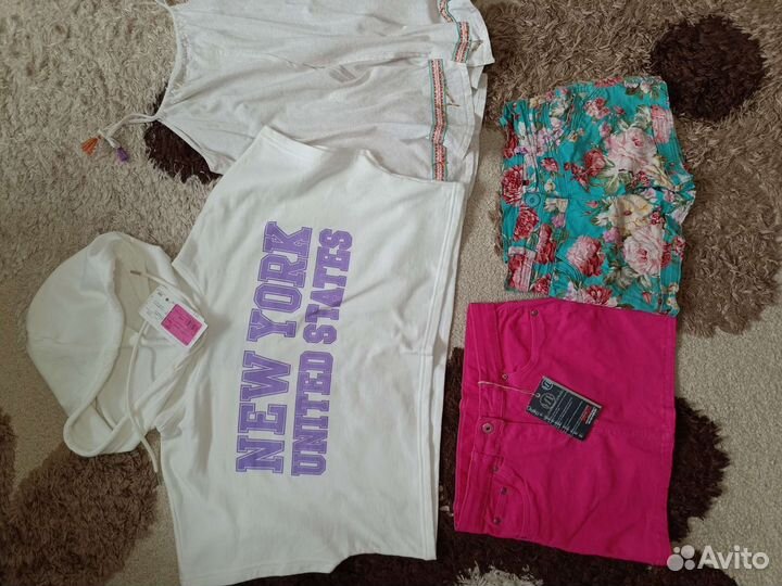 Вещи пакетом для девочки рост 146 152