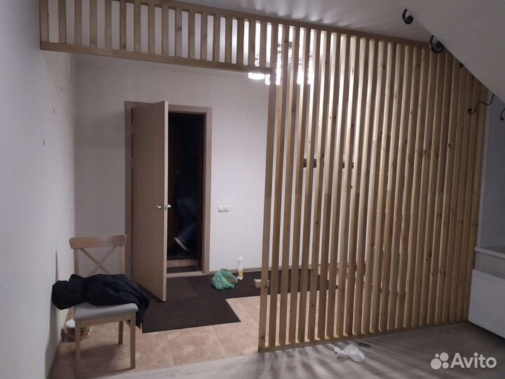 Декоративные перегородки из массива сосны