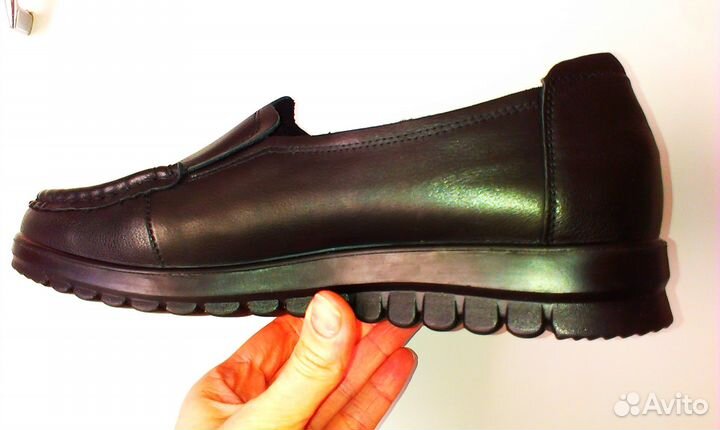 Мокасины Комфорт 40р 26 см кожа новые