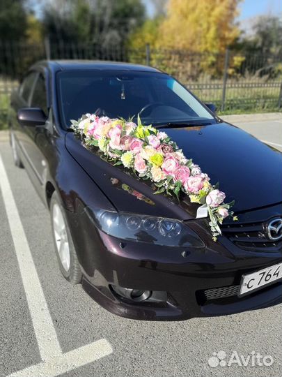 Свадебные украшения на машину