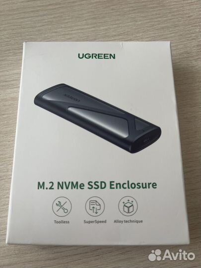 Корпус case ugreen для SSD М.2 NVMe