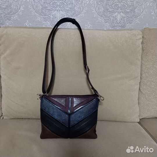 Сумка женская натуральная кожа бу