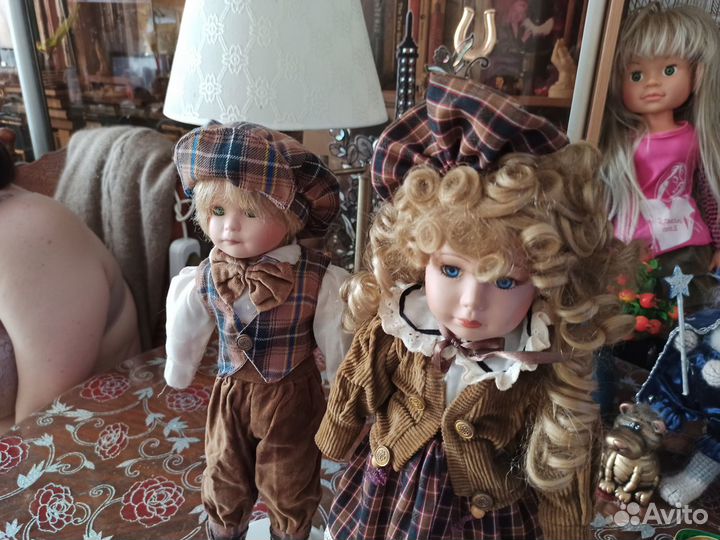 Пара Коллекционных / Интерьерных кукол