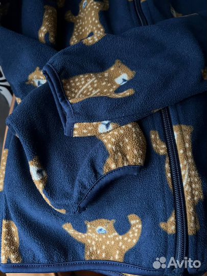 Детская флисовая кофта H&M 122-128