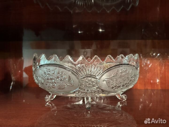 Графин и ваза хрусталь СССР