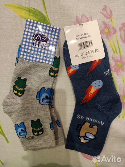 Новые детские носки набор 6 шт Амонг Ас 31-33р
