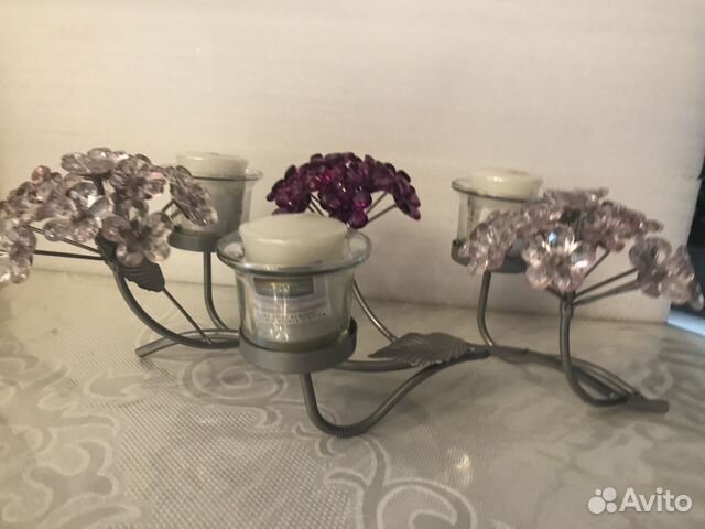 Старинный подсвечник 3свечки