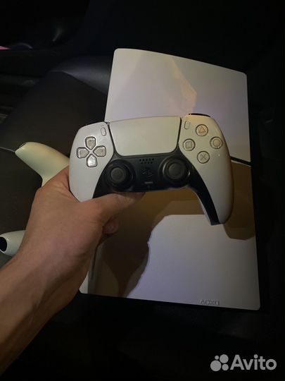 PS5 slim + 2 джойстика + игры