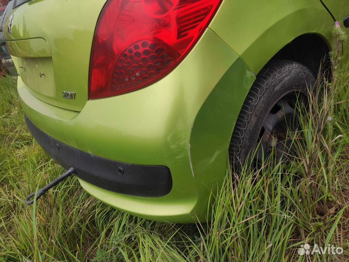 Задний бампер пежо 207