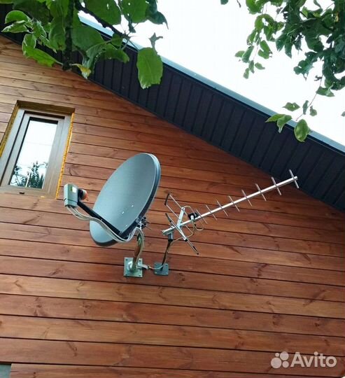 Установка Триколор,нтв+,мтс,Цифрового тв(30бспл)