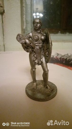 Гладиатор Амазонка,олово