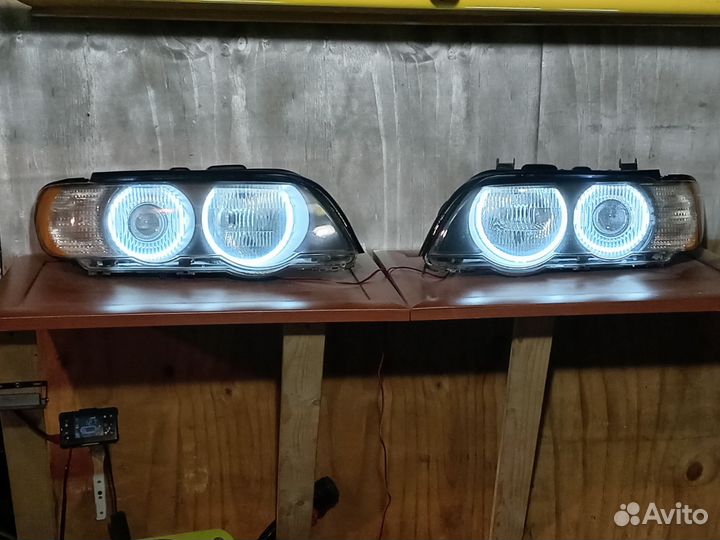 Фары бмв Х5 Дорест Hella