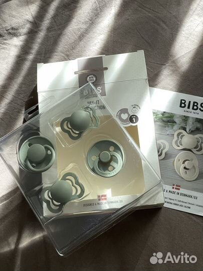 Набор сосок-пустышек bibs try-it