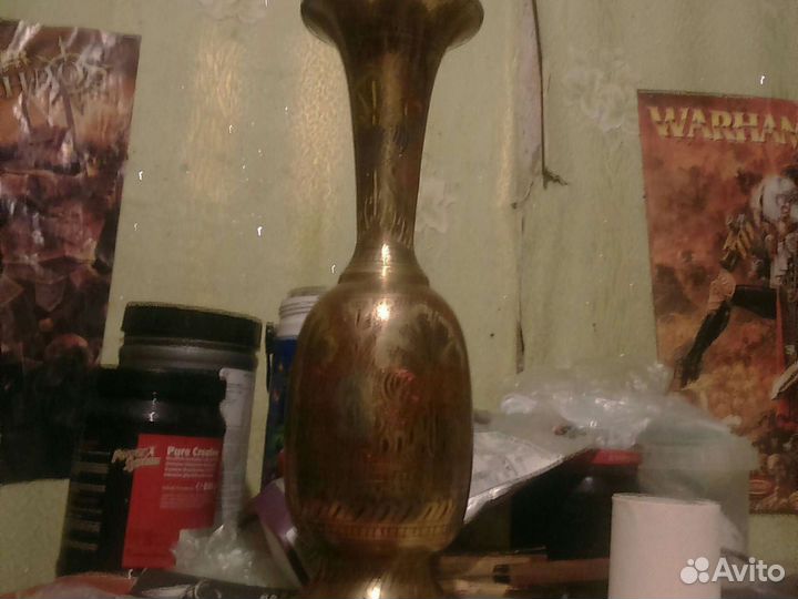 Ваза латунь
