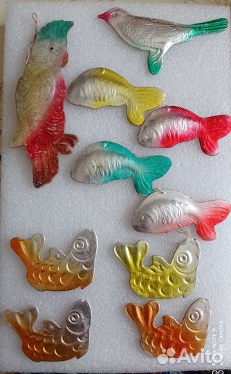 Елочные игрушки СССР - картонаж