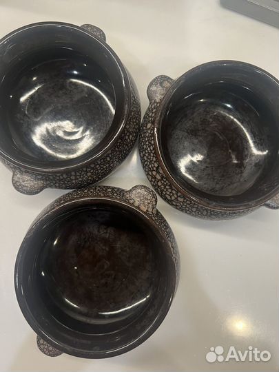 Горшки для запекания 3 шт 300 мл