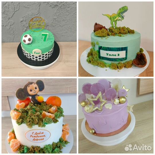 Торты на заказ, капкейки, сладкие боксы