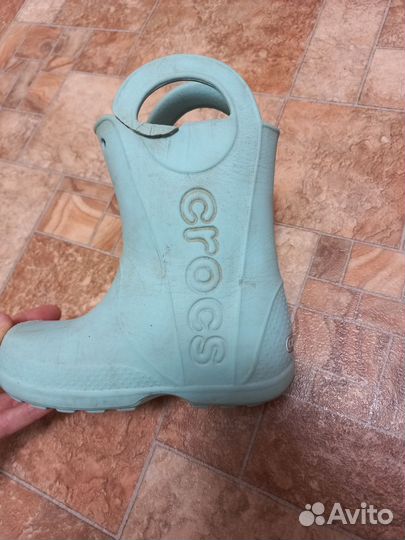 Резиновые сапоги crocs c10 17см