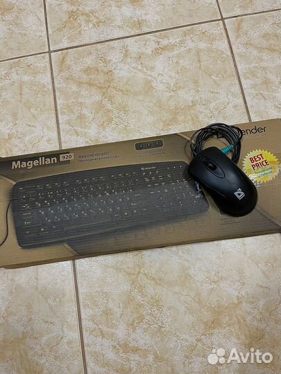 Клавиатура defender +мышь