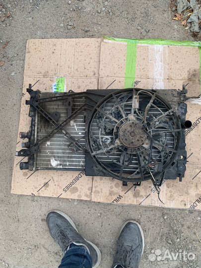 Радиатор охлаждения opel vectra b