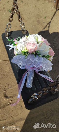 Букет невесты бутоньерки