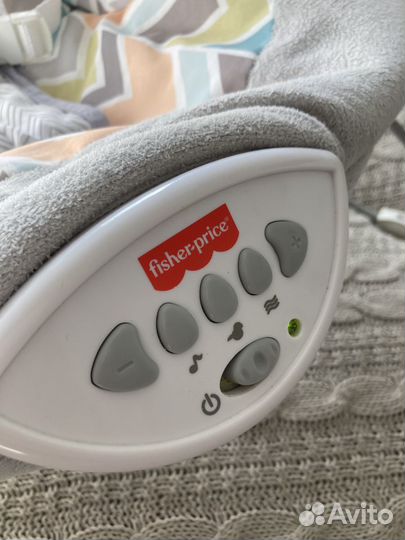 Шезлонг fisher price для новорожденных