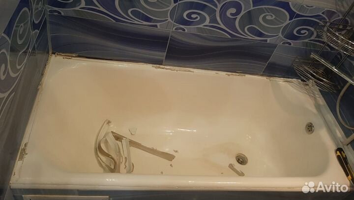 Реставрация чугунной,акриловой ванны